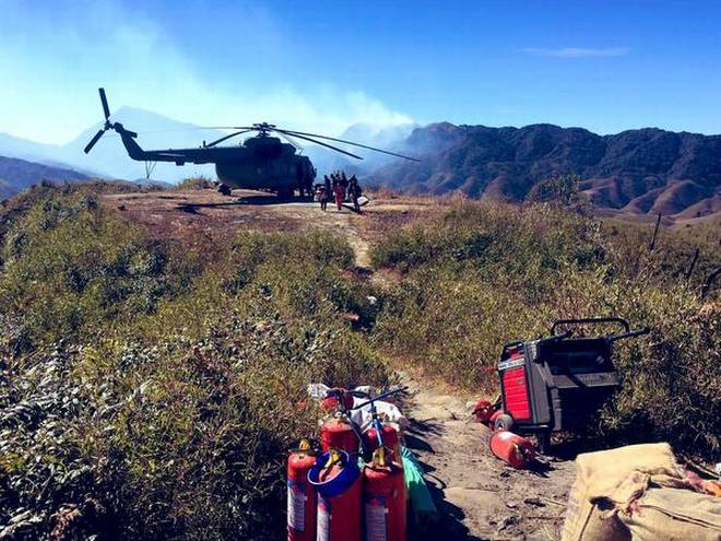 Terrain Turbulence Affects Dzukou Valley Fire Fighting 