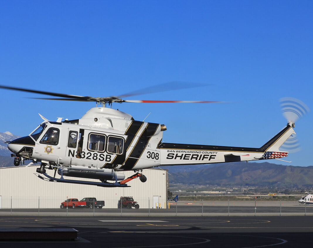 San Bernardino Sheriff Accepts Completed Bell 412 EPX from Hangar One ...