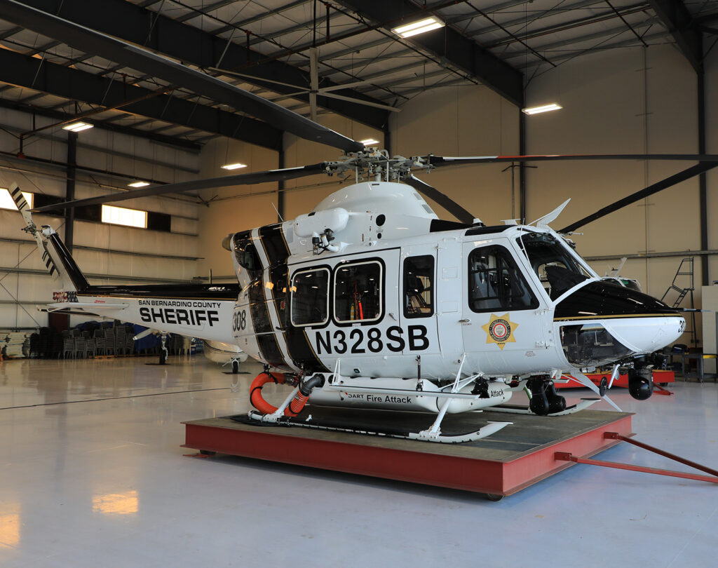 San Bernardino Sheriff Accepts Completed Bell 412 EPX from Hangar One ...