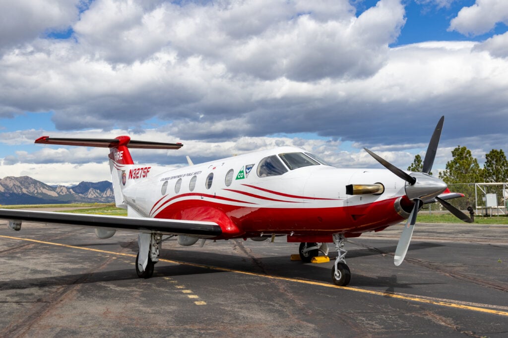 DFPC's PC-12. Photo by Steve Nelson